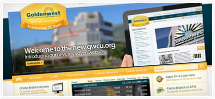 Goldenwest Launches New Website at www.gwcu.org
