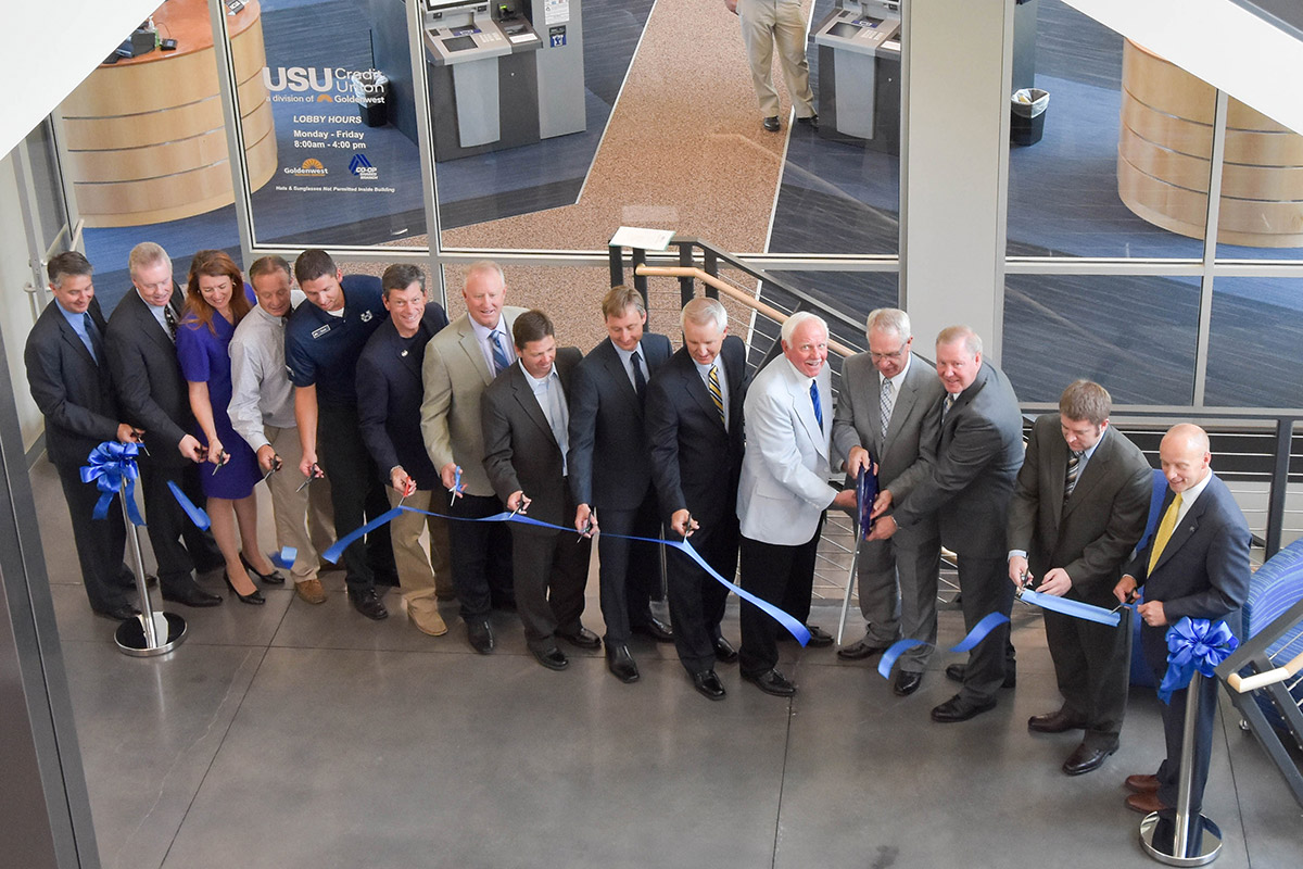 USU Credit Union Celebrates Return to Campus with Ribbon Cutting