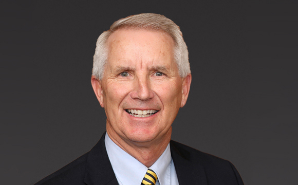 A closeup of the credit union president